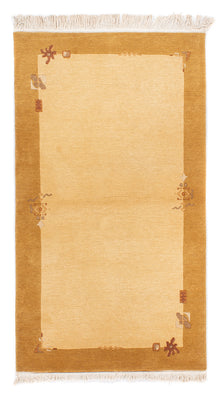 Alfombra de Nepal - Real - 162 x 93 cm - beige