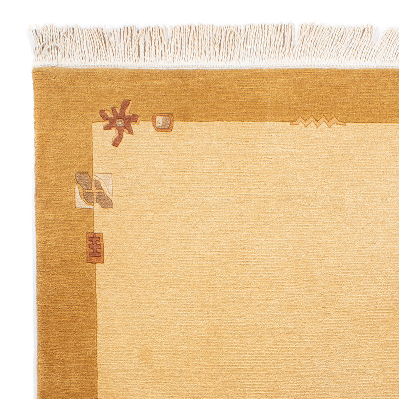 Alfombra de Nepal - Real - 162 x 93 cm - beige