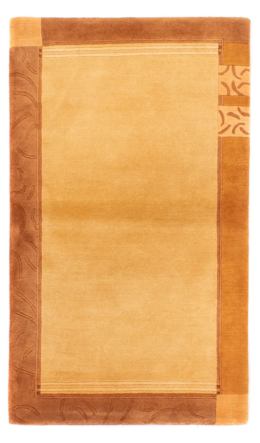 Alfombra de Nepal - Real - 160 x 90 cm - marrón