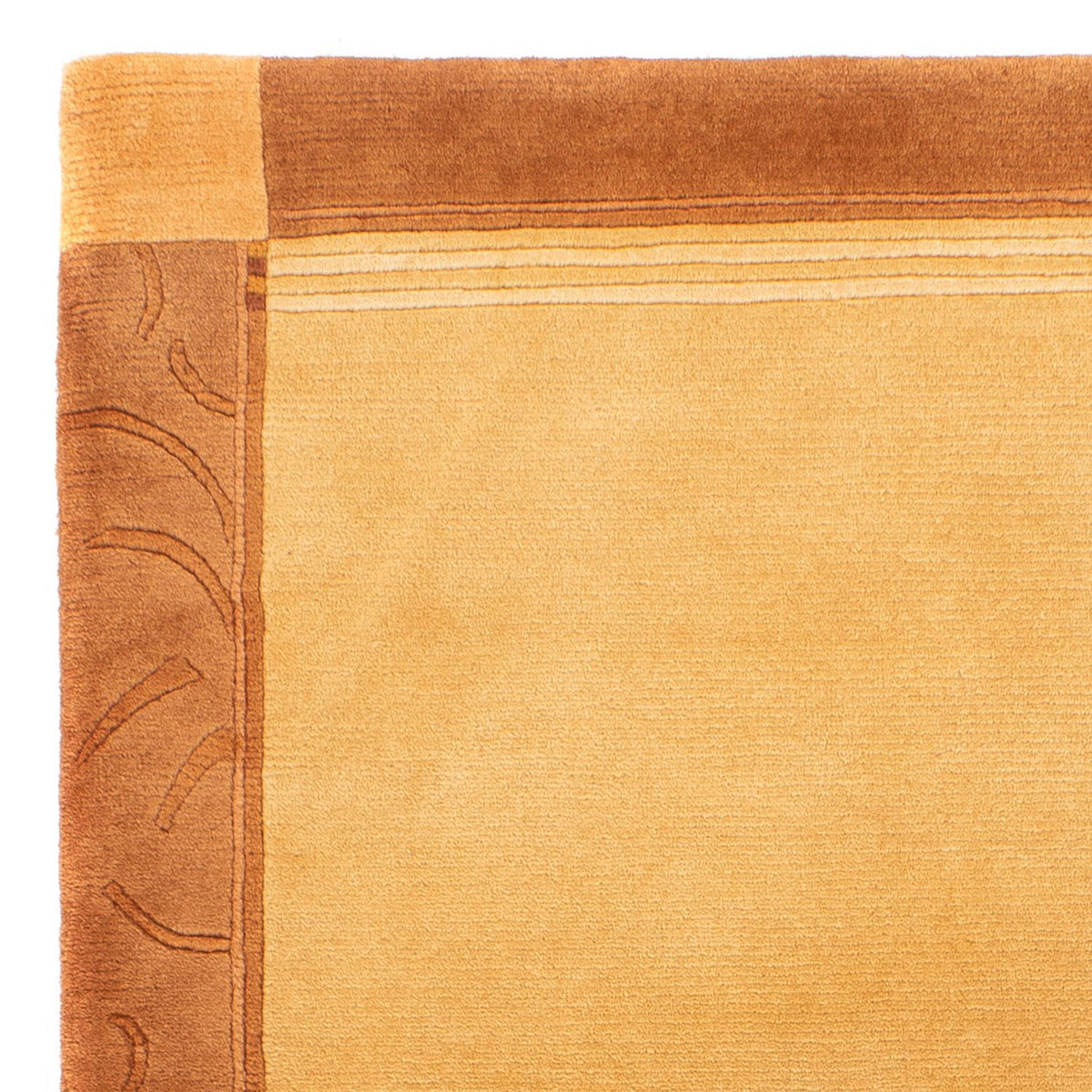 Alfombra de Nepal - Real - 160 x 90 cm - marrón