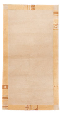 Alfombra de Nepal - Real - 152 x 81 cm - beige