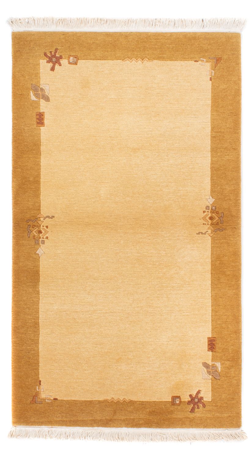 Alfombra de Nepal - Real - 160 x 93 cm - beige