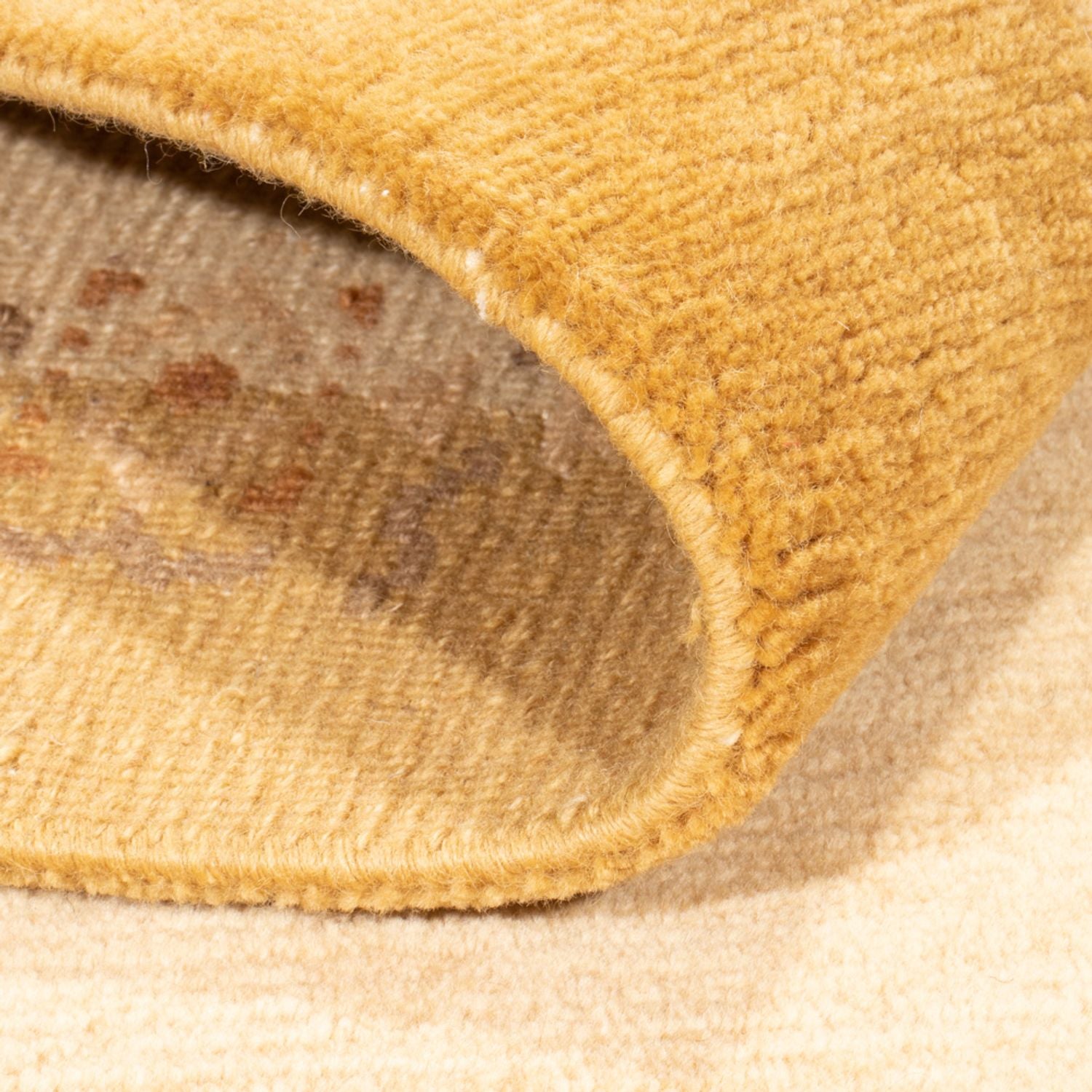 Alfombra de Nepal - Real - 160 x 93 cm - beige