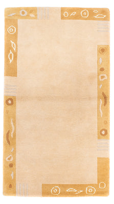 Alfombra de Nepal - Real - 160 x 90 cm - beige