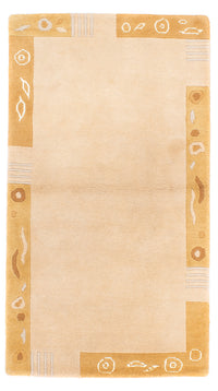 Alfombra de Nepal - Real - 160 x 90 cm - beige