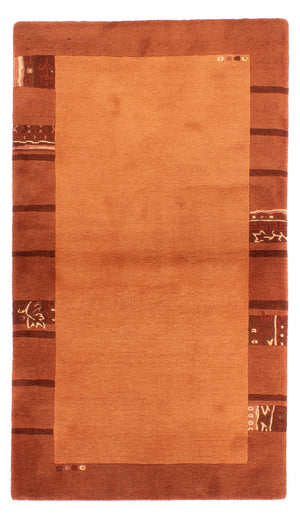 Alfombra de Nepal - Real - 162 x 92 cm - óxido