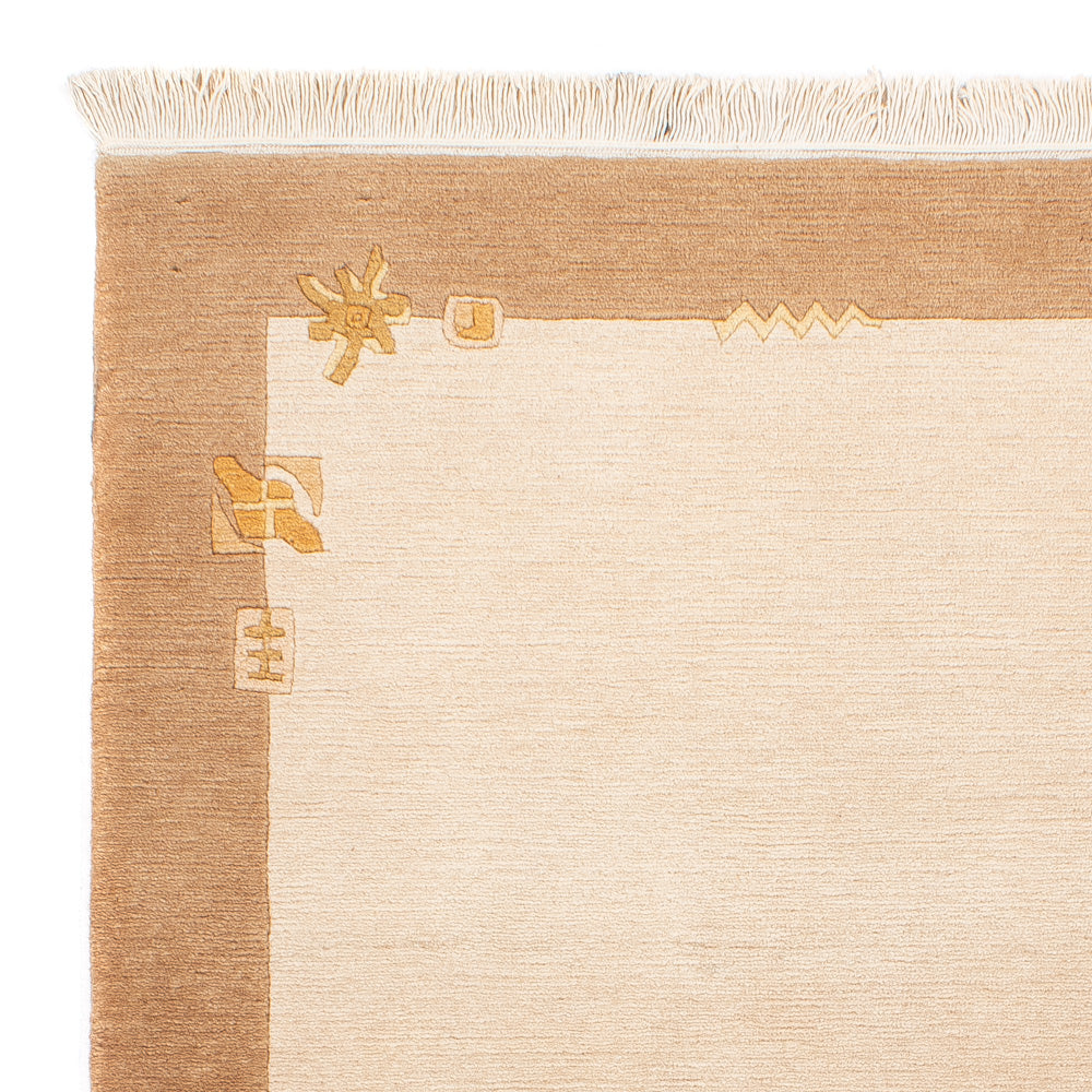 Alfombra de Nepal - Real - 157 x 91 cm - beige