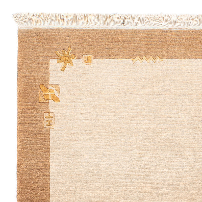 Alfombra de Nepal - Real - 157 x 91 cm - beige