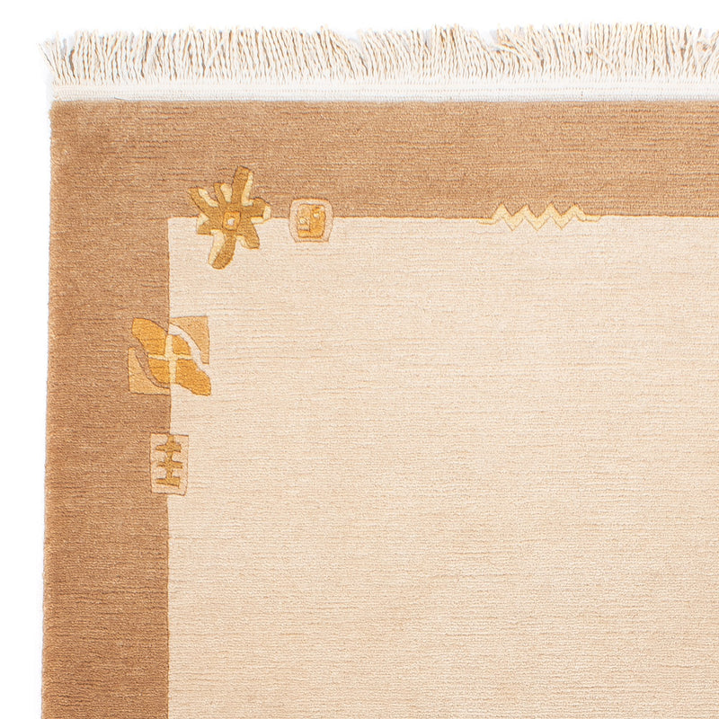 Alfombra de Nepal - Real - 162 x 94 cm - beige