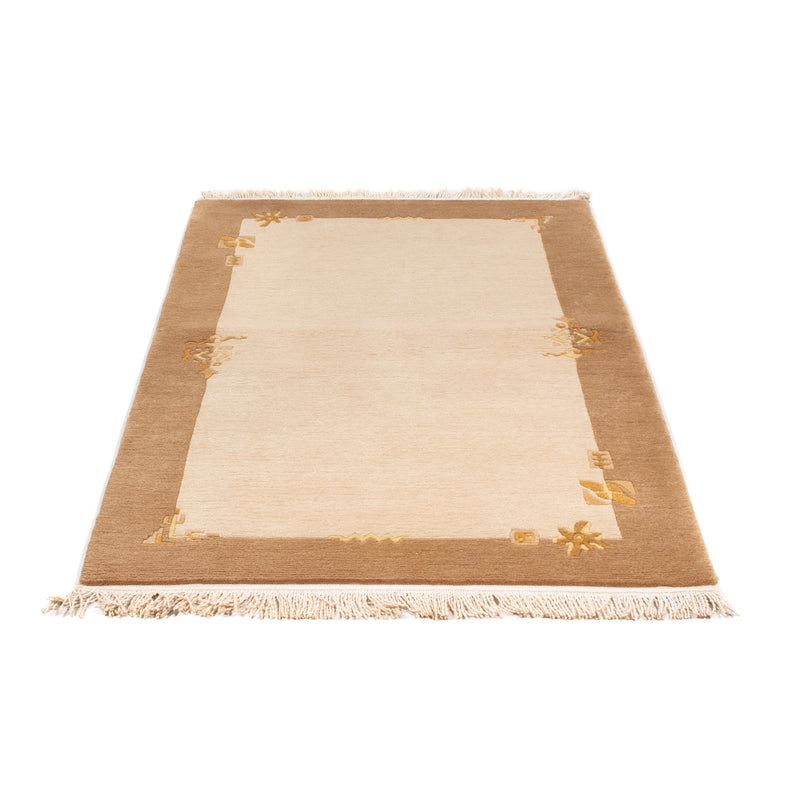 Alfombra de Nepal - Real - 162 x 94 cm - beige