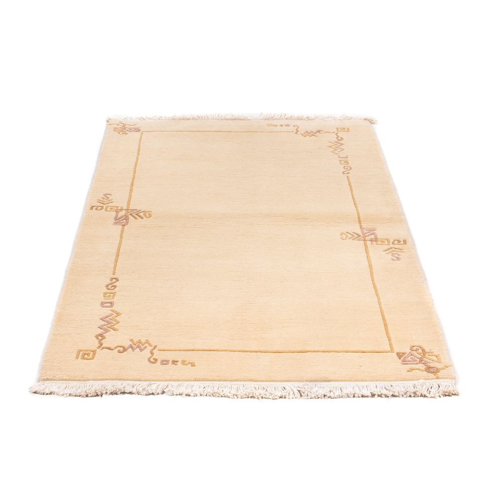 Alfombra de Nepal - Real - 159 x 91 cm - beige