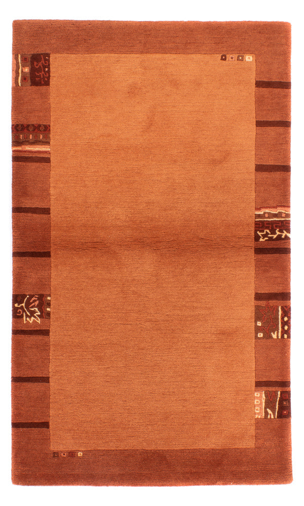 Alfombra de Nepal - Real - 161 x 93 cm - óxido