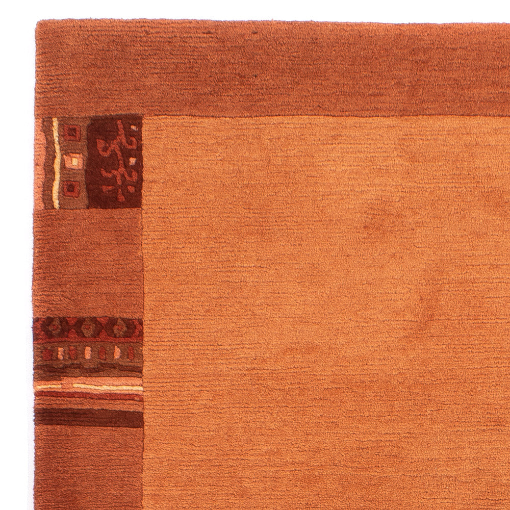 Alfombra de Nepal - Real - 161 x 93 cm - óxido