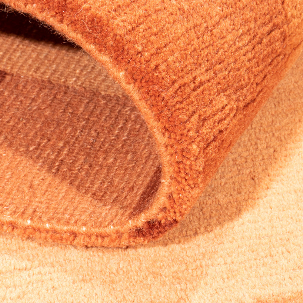 Alfombra de Nepal - Real - 161 x 93 cm - óxido