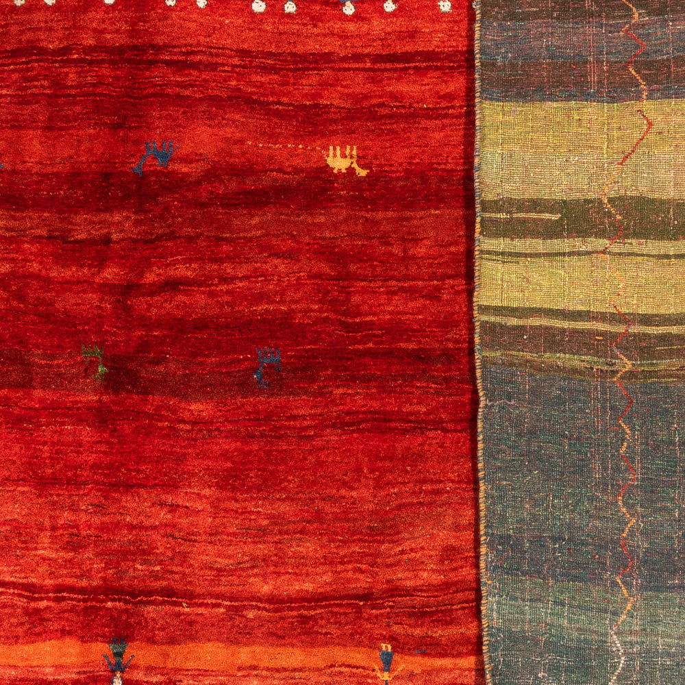 Alfombra Gabbeh - Persa - 508 x 405 cm - rojo