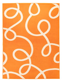 Alfombra moderna - 230 x 160 cm - naranja