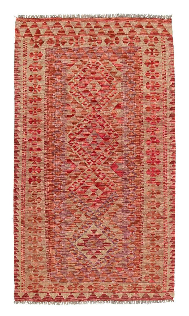 Alfombra de pasillo Alfombra Kelim - Splash - 185 x 101 cm - multicolor