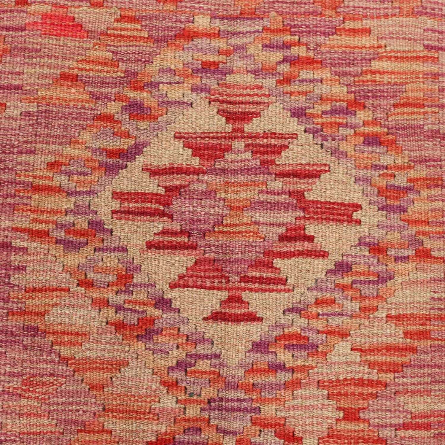 Alfombra de pasillo Alfombra Kelim - Splash - 185 x 101 cm - multicolor