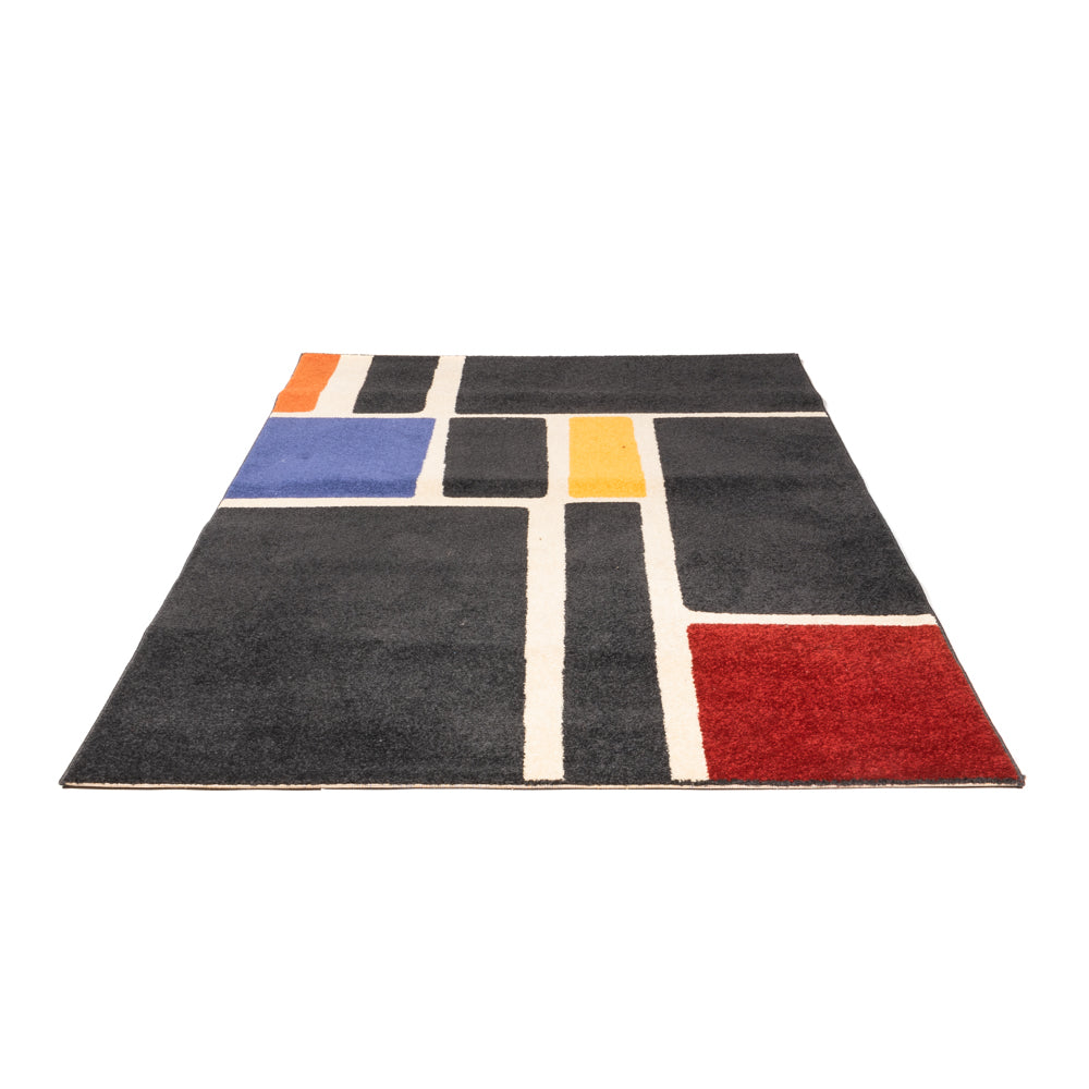 Alfombra moderna - 230 x 160 cm - beige oscuro