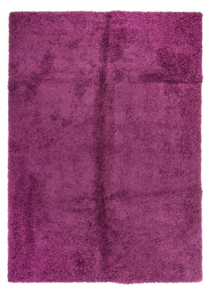 Alfombra de pelo largo - 290 x 200 cm - púrpura