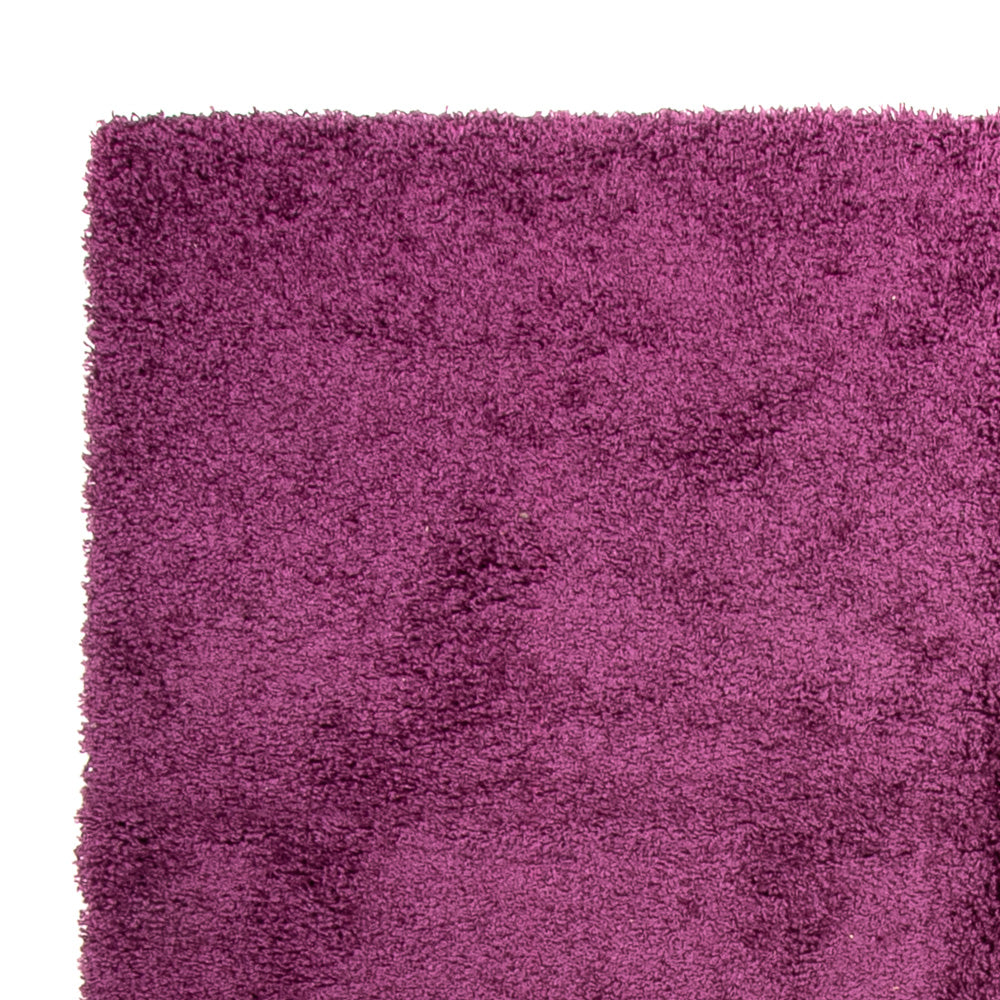 Alfombra de pelo largo - 290 x 200 cm - púrpura