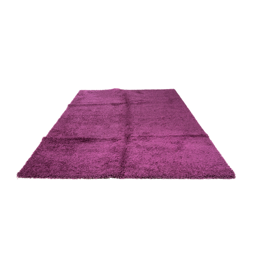 Alfombra de pelo largo - 290 x 200 cm - púrpura