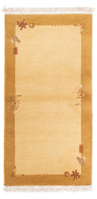 Alfombra de Nepal - Real - 143 x 74 cm - beige