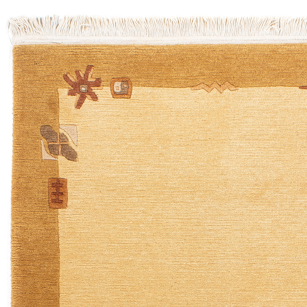 Alfombra de Nepal - Real - 144 x 73 cm - beige