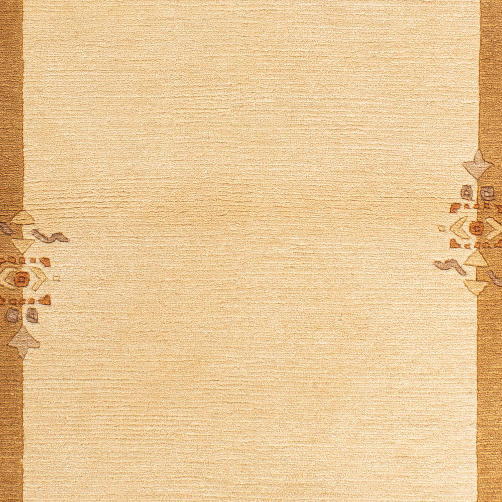 Alfombra de Nepal - Real - 141 x 72 cm - beige