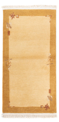 Alfombra de Nepal - Real - 144 x 74 cm - beige
