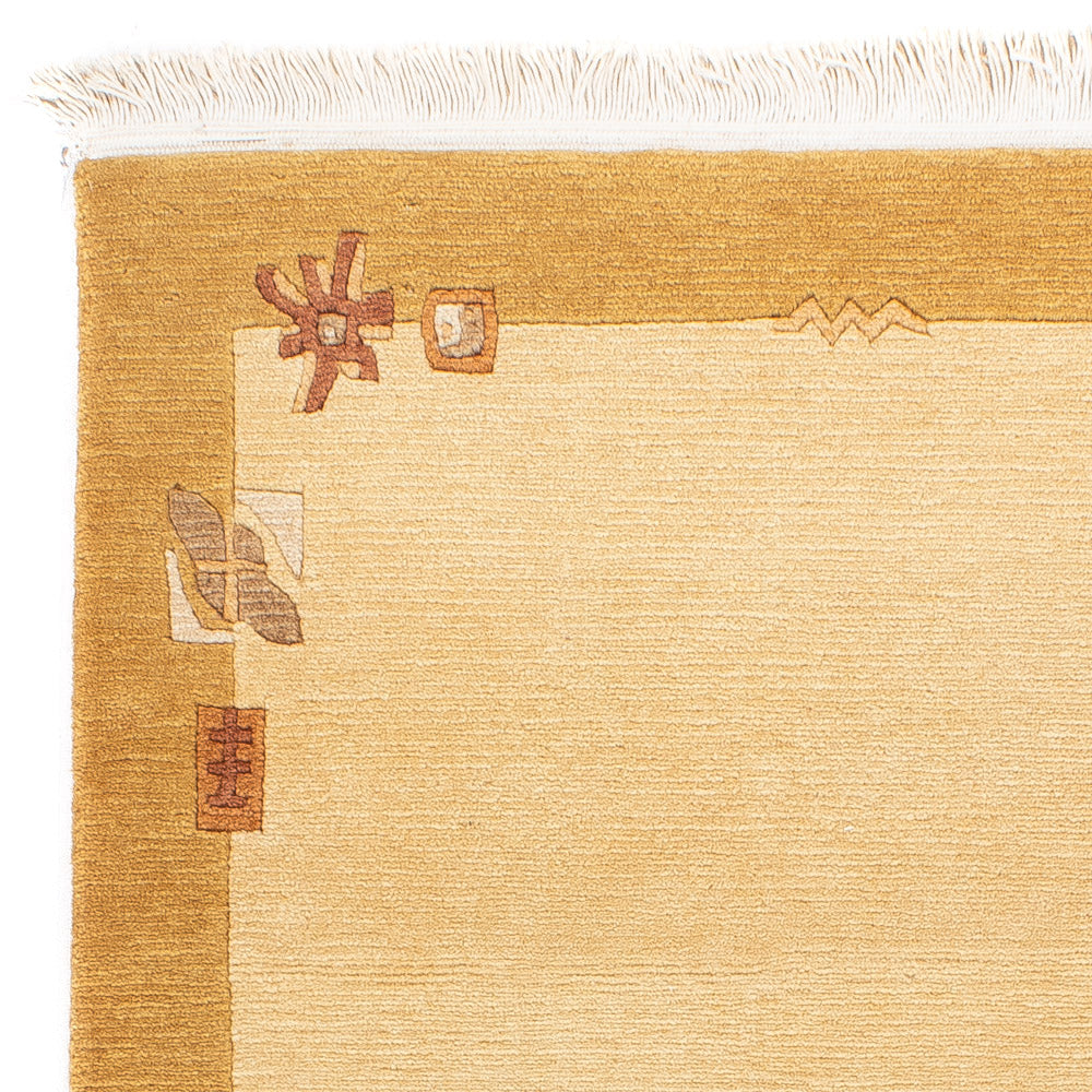 Alfombra de Nepal - Real - 144 x 74 cm - beige