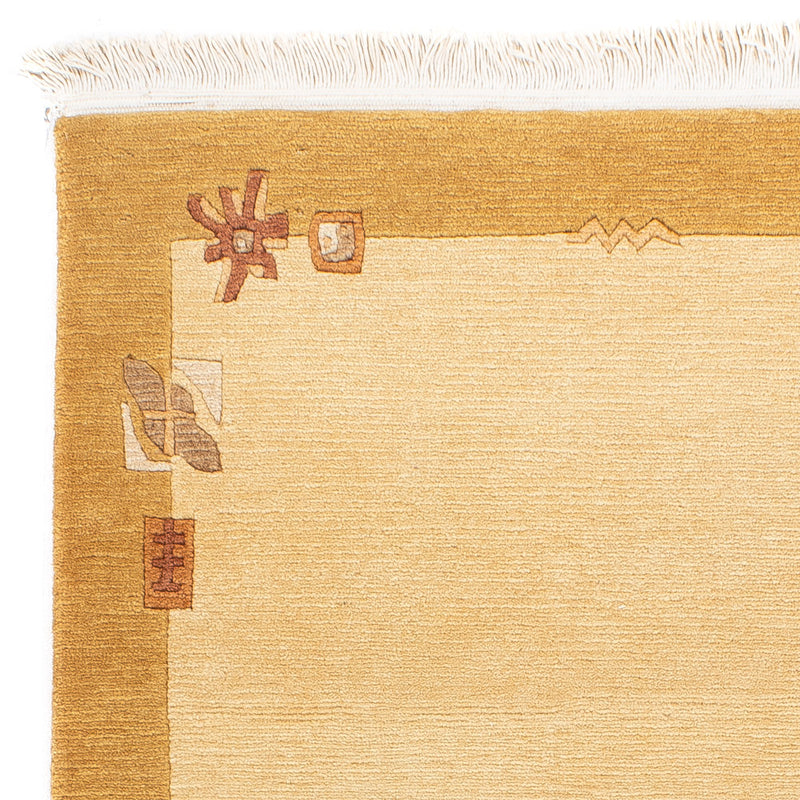 Alfombra de Nepal - Real - 144 x 74 cm - beige
