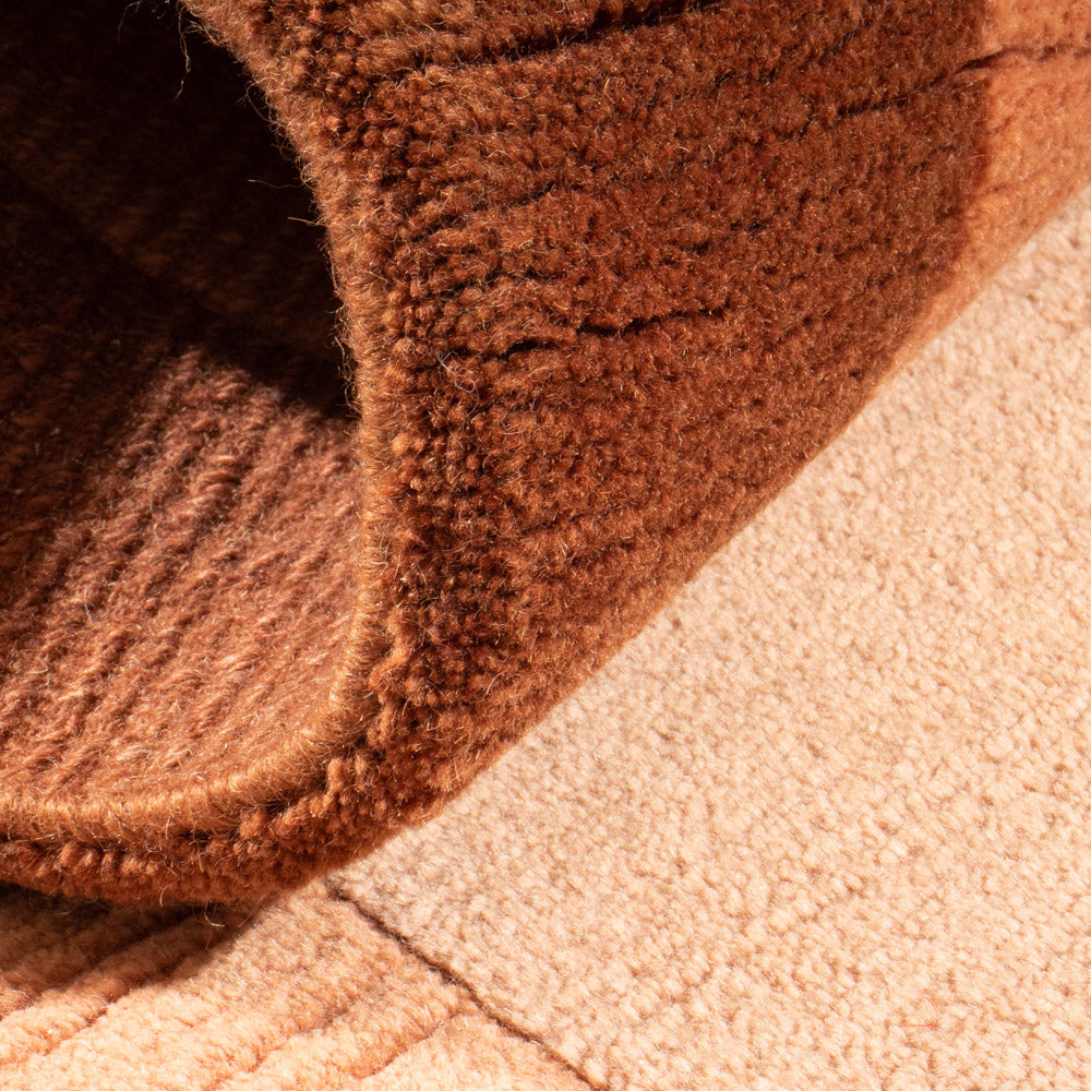 Alfombra de Nepal - Real - 146 x 74 cm - salmón