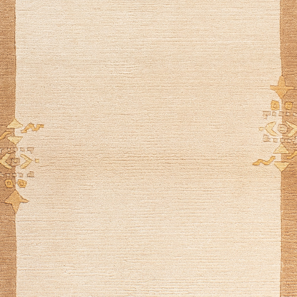 Alfombra de Nepal - Real - 141 x 72 cm - beige
