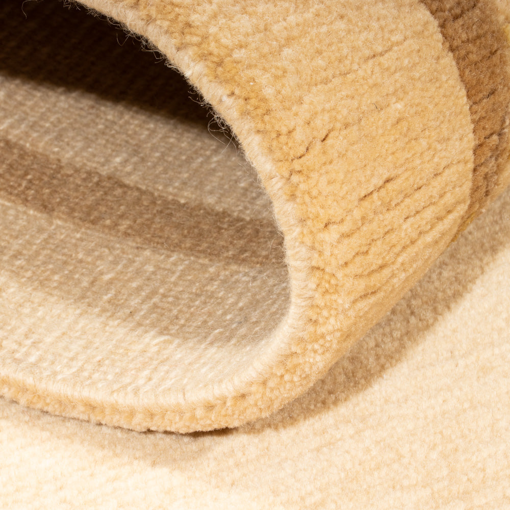 Alfombra de Nepal - Real - 141 x 72 cm - beige