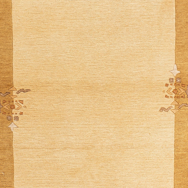 Alfombra de Nepal - Real - 141 x 74 cm - beige