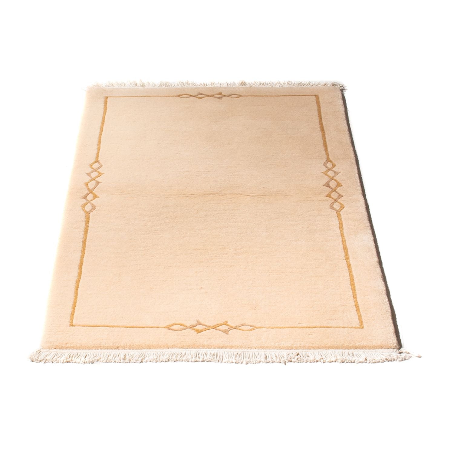 Alfombra de Nepal - Real - 137 x 73 cm - beige