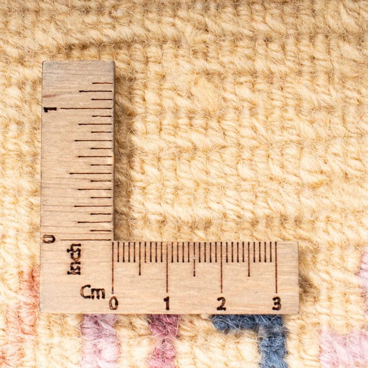 Alfombra de Nepal - Real - 140 x 74 cm - oro