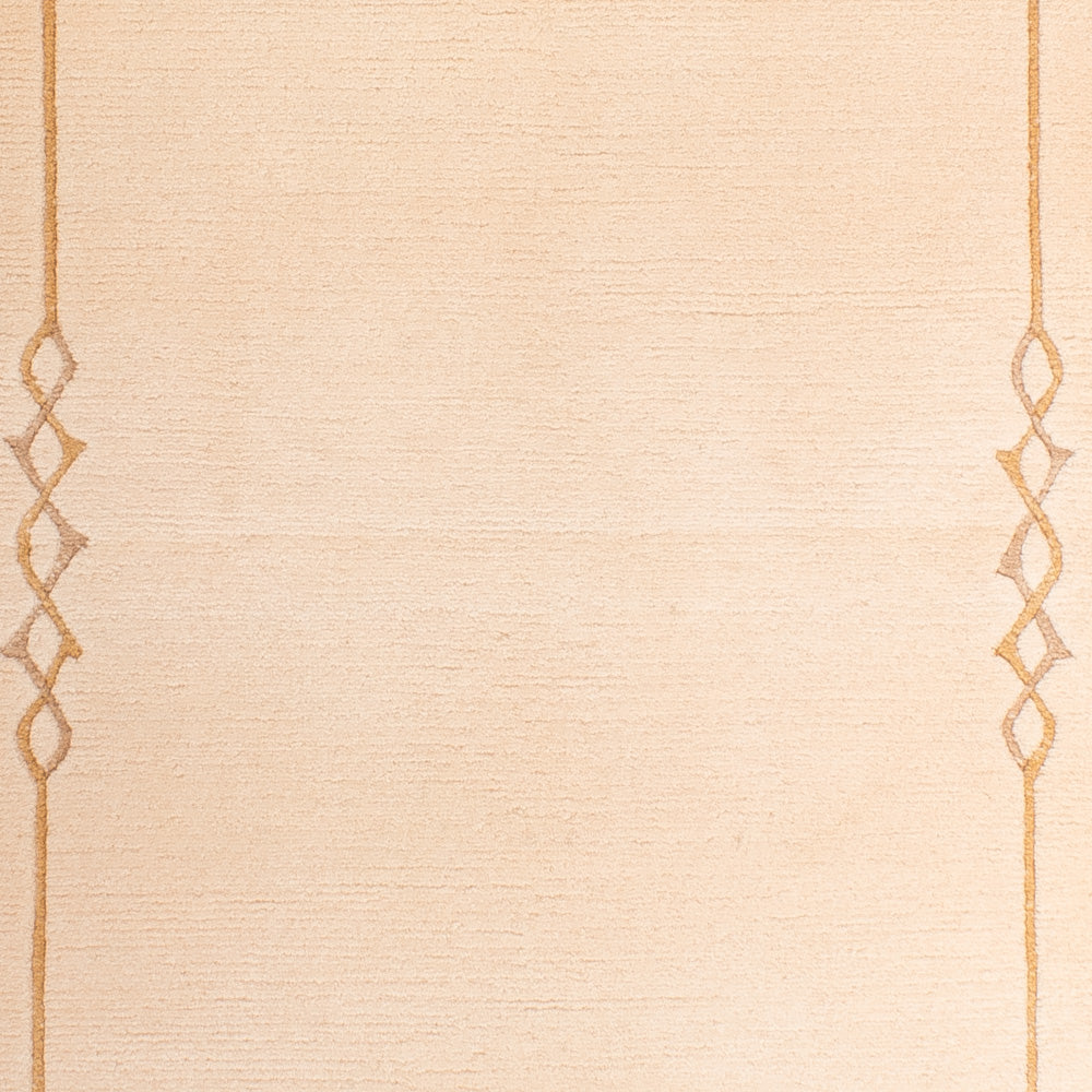 Alfombra de Nepal - Real - 141 x 72 cm - beige