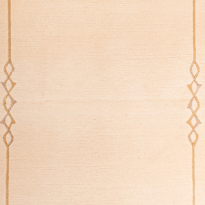 Alfombra de Nepal - Real - 141 x 72 cm - beige