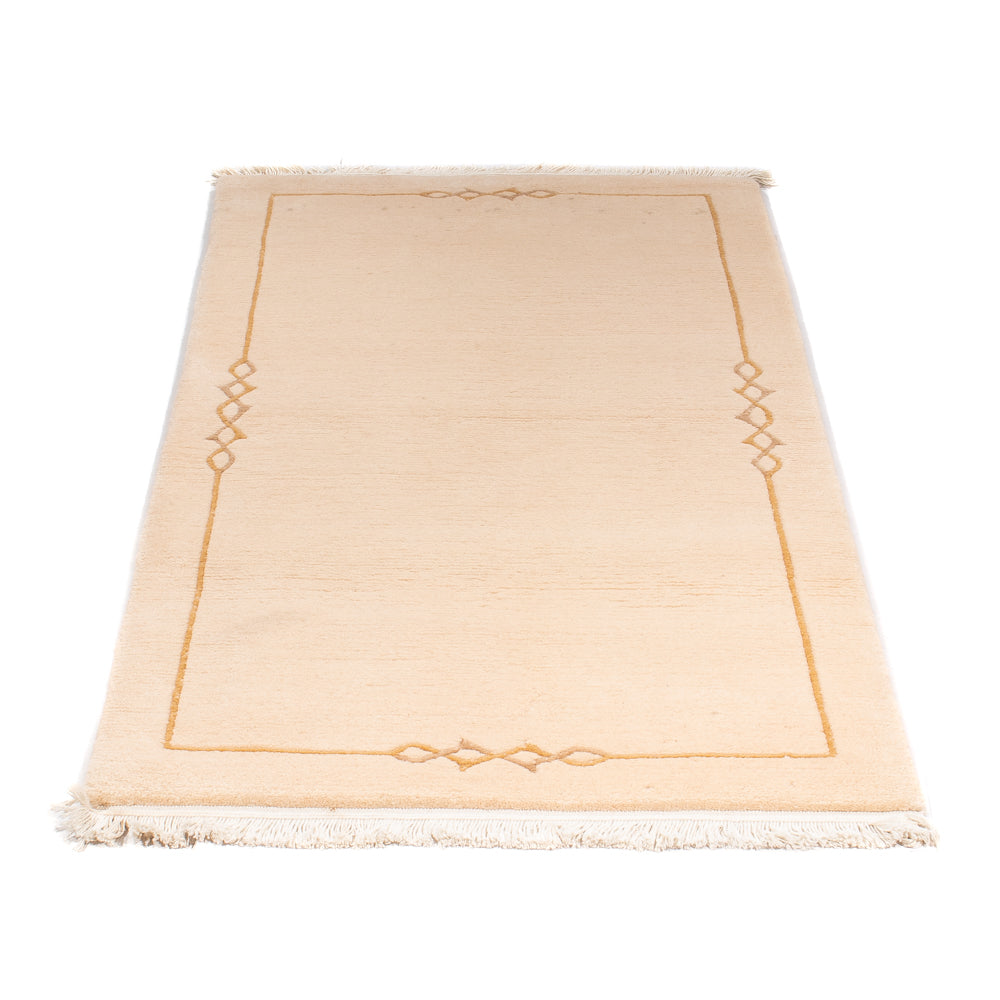 Alfombra de Nepal - Real - 141 x 72 cm - beige