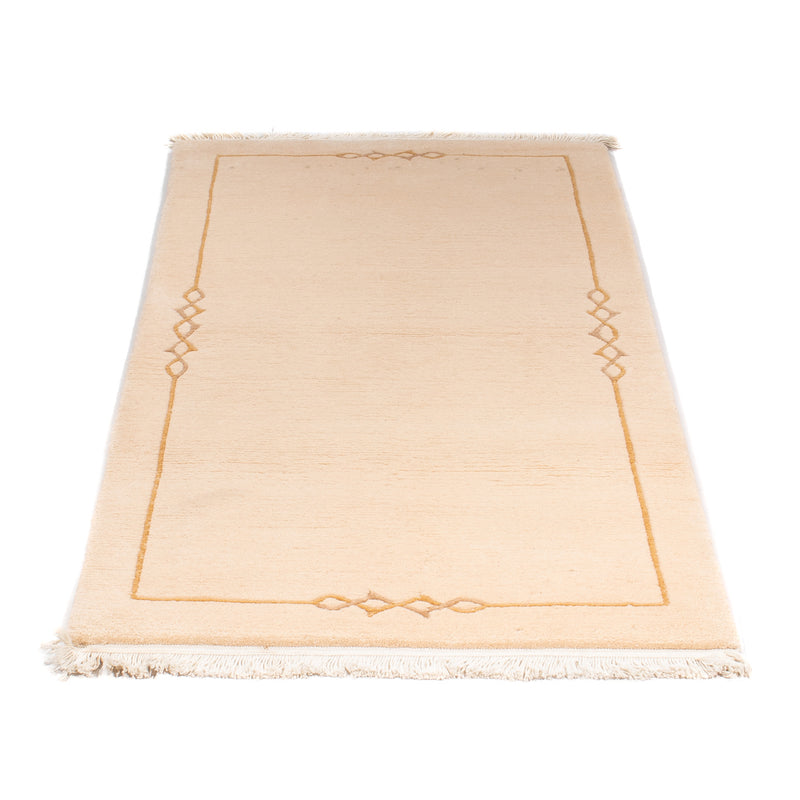 Alfombra de Nepal - Real - 141 x 72 cm - beige