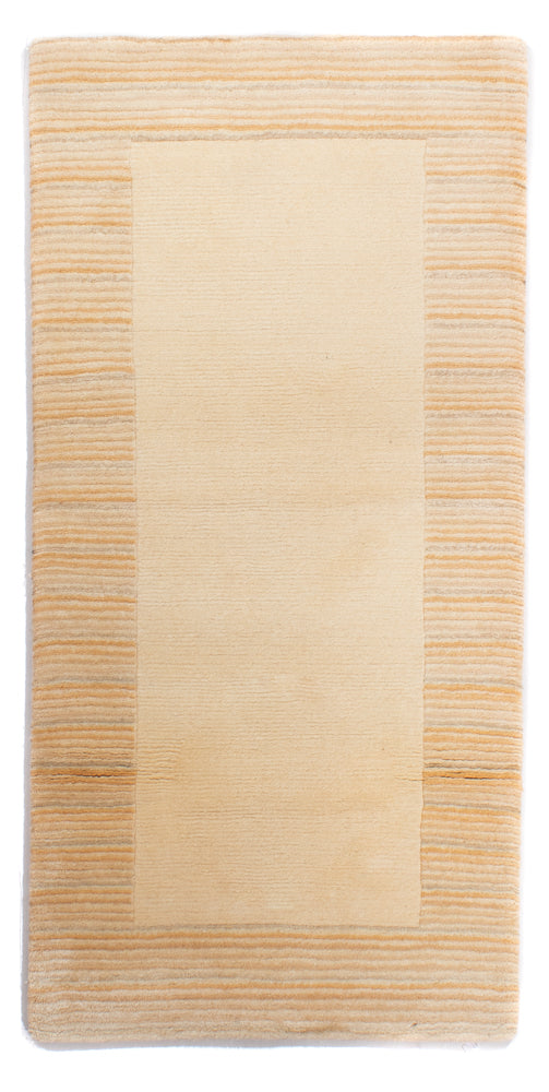 Alfombra de Nepal - Real - 144 x 72 cm - beige