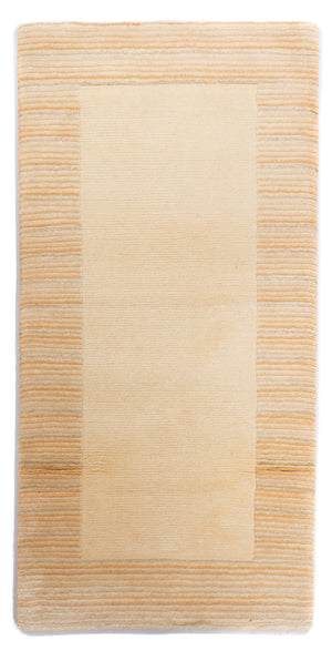 Alfombra de Nepal - Real - 144 x 72 cm - beige