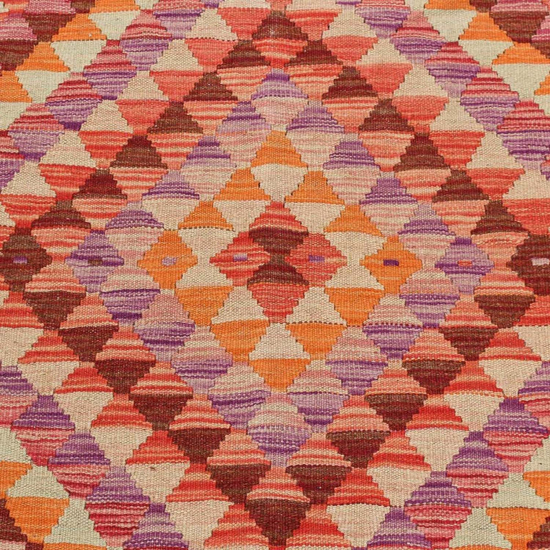 Alfombra de pasillo Alfombra Kelim - Splash - 192 x 110 cm - multicolor