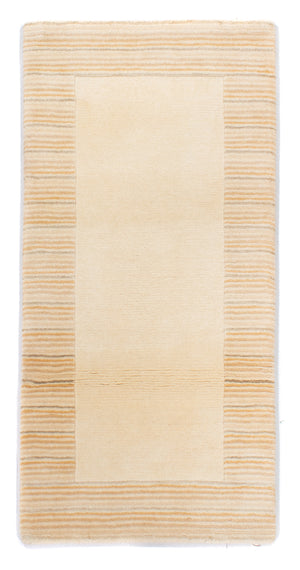 Alfombra de Nepal - Real - 147 x 72 cm - beige