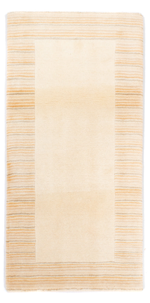 Alfombra de Nepal - Real - 147 x 72 cm - beige