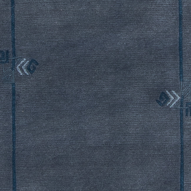 Alfombra de pasillo Alfombra de Nepal - 329 x 73 cm - azul