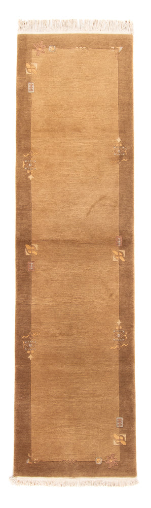 Alfombra de pasillo Alfombra de Nepal - 266 x 70 cm - beige