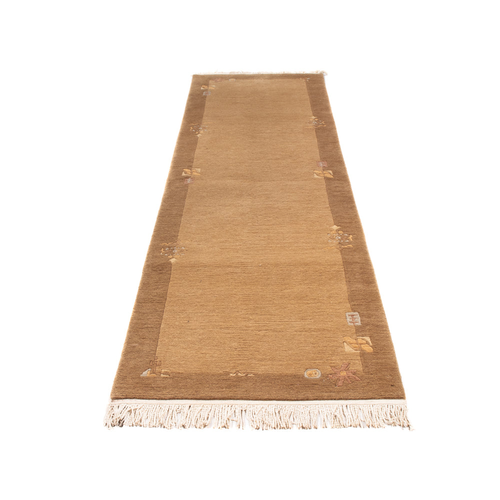Alfombra de pasillo Alfombra de Nepal - 266 x 70 cm - beige
